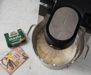 w robocie kuchennym bosch ubijane maslo z cukrem z wanilią