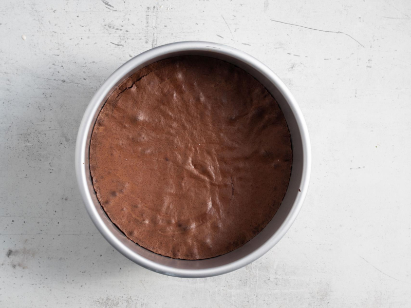 Upieczone brownie z airfryer.