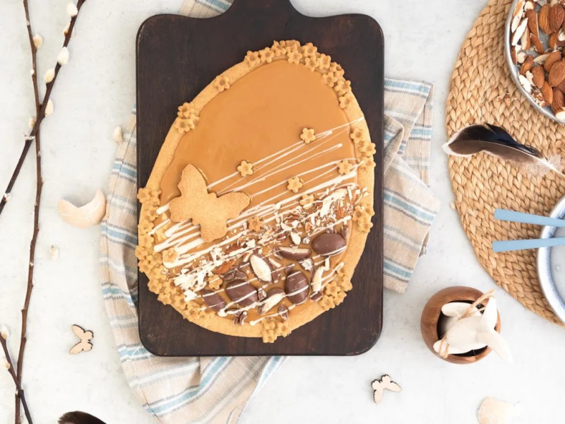 mazurek bezglutenowy z kajmakiem