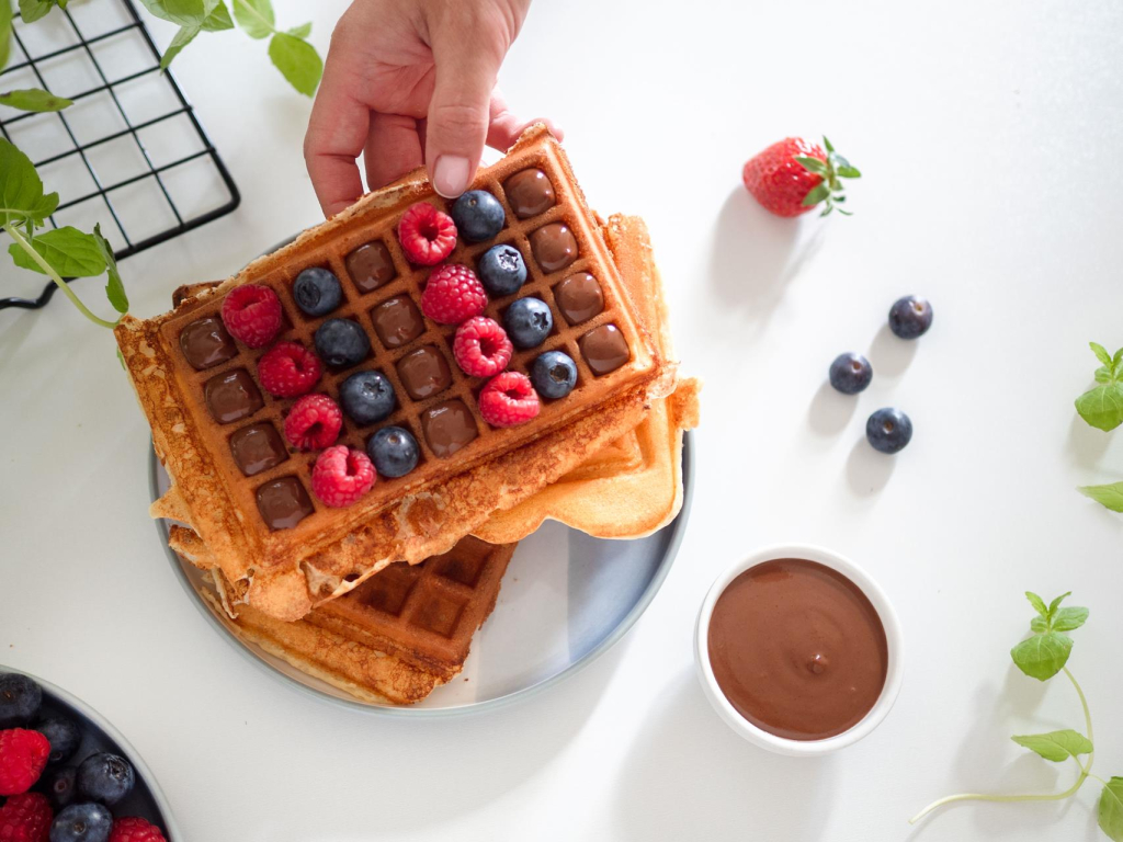 proteinowe gofry wszystkiego słodkiego