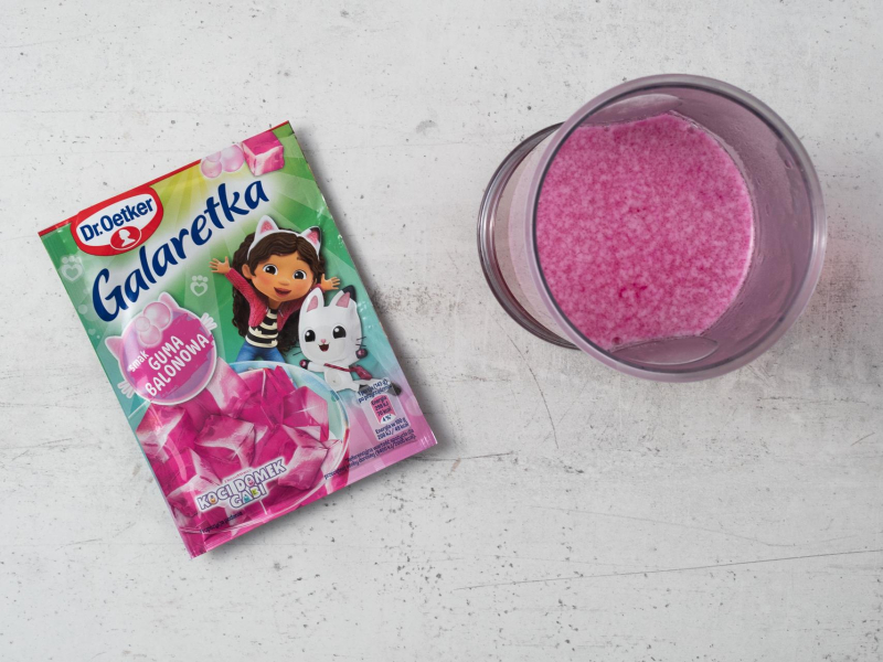 galaretka guma balonowa Kocia domek Gabi