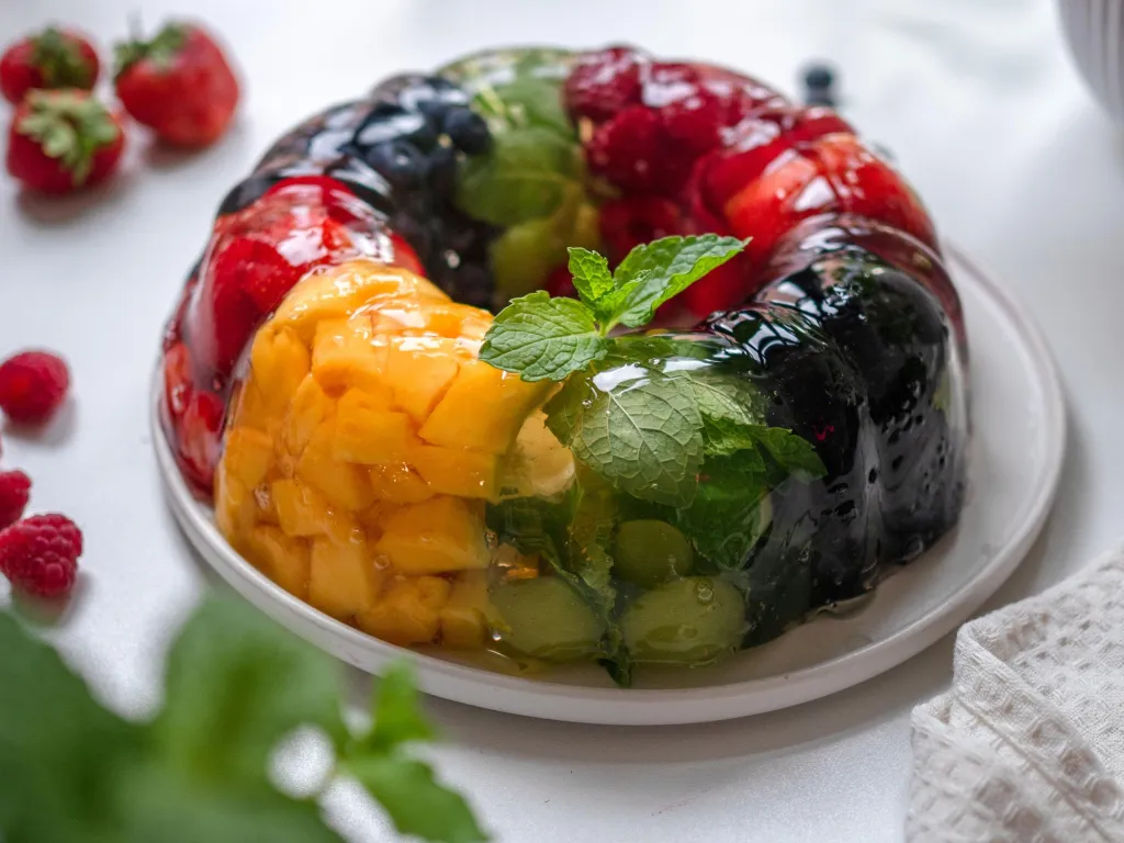 galaretkowiec z owocami wszystkiego słodkiego