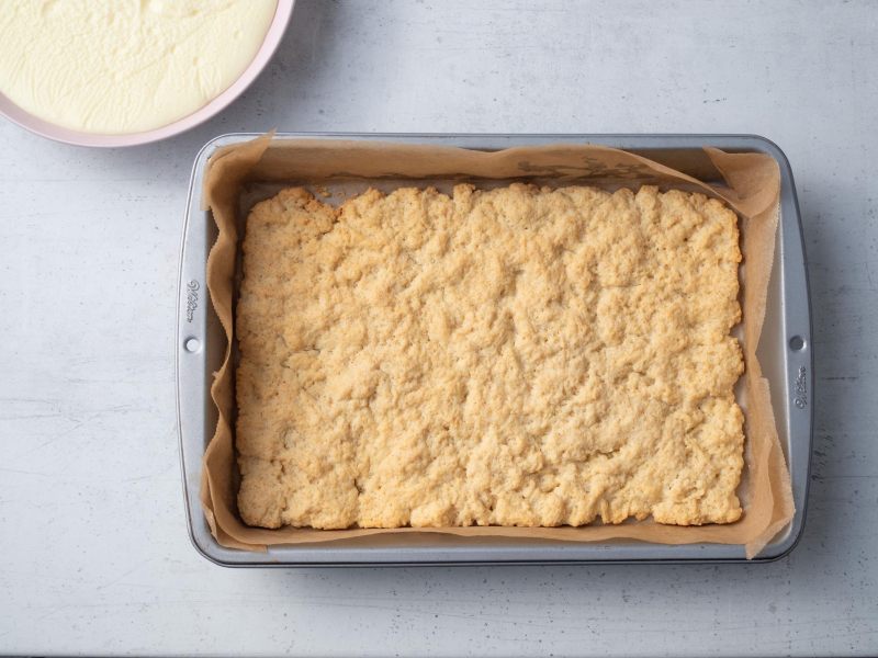 upieczony spód ciasta