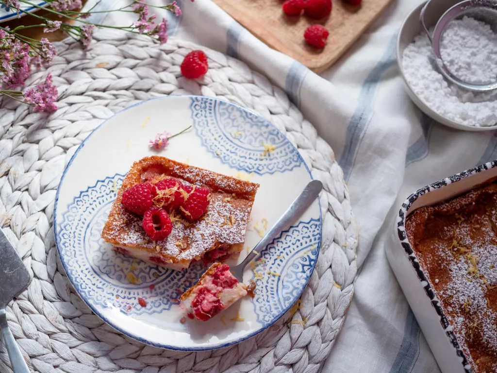 clafoutis z malinami wszystkiego słodkiego