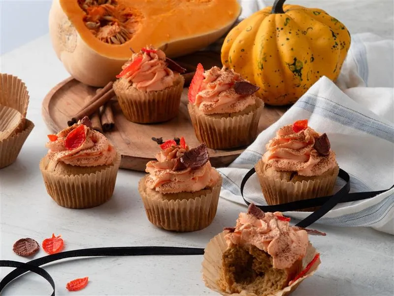 babeczki dyniowe z kremem