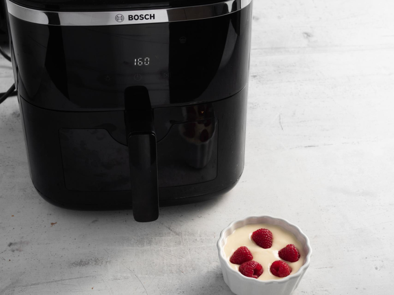 Skyrnik jednoporcjowy przed upieczeniem.