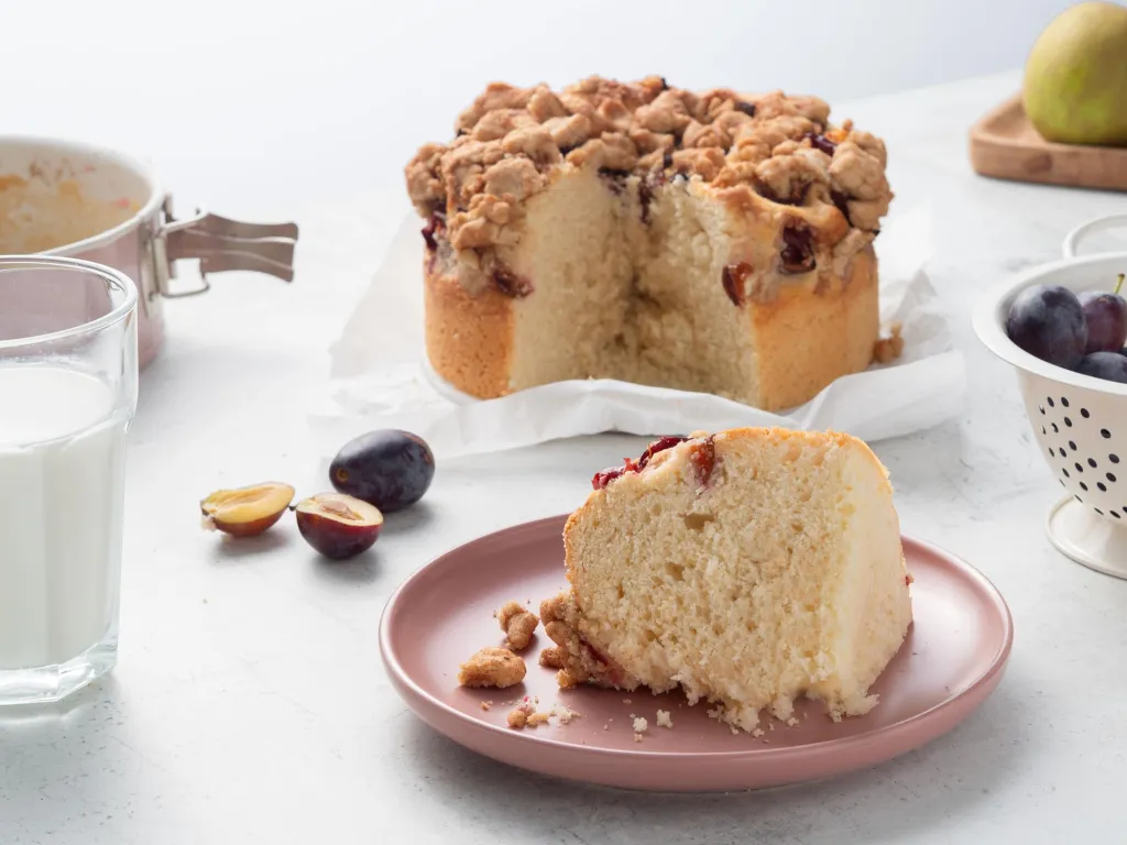 ciasto drożdżowe ze śliwkami z airfryer