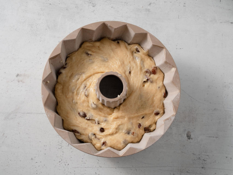 w foremce do babki z kominem ciasto drożdżowe na babkę