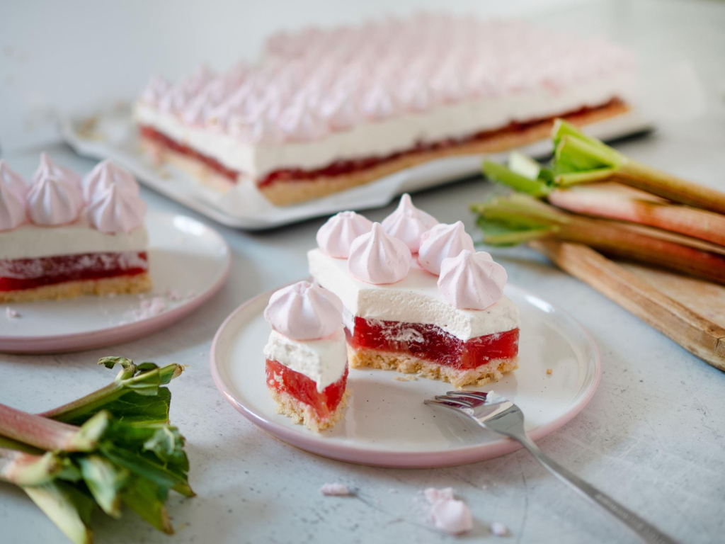 rabarbarowa chmurka bez pieczenia