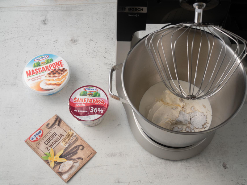 w robocie śmietanka z mascarpone