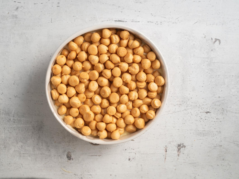 Gotowa karpatka z groszku ptysiowego.