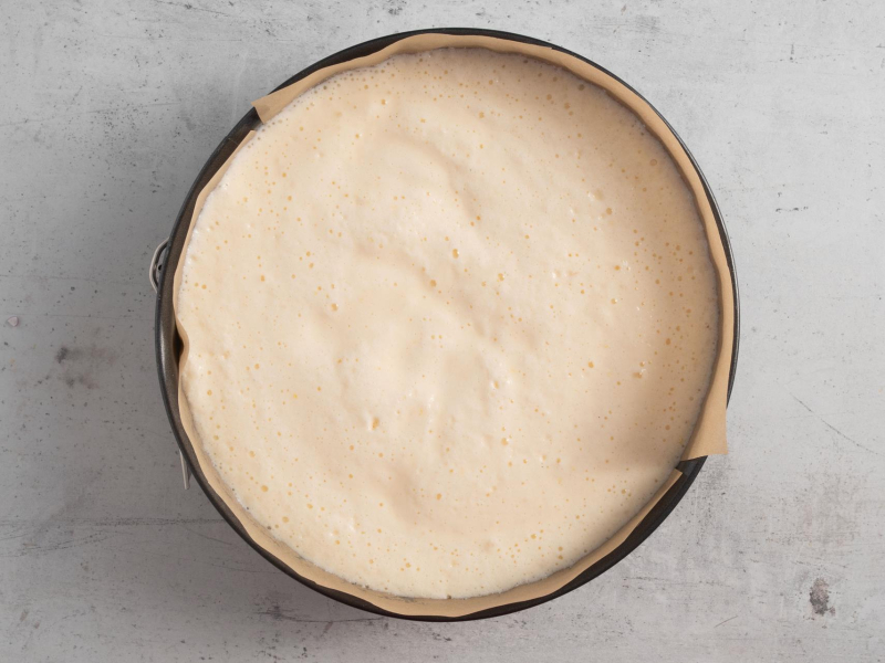 Skyrnik cytrynowy przed pieczeniem.